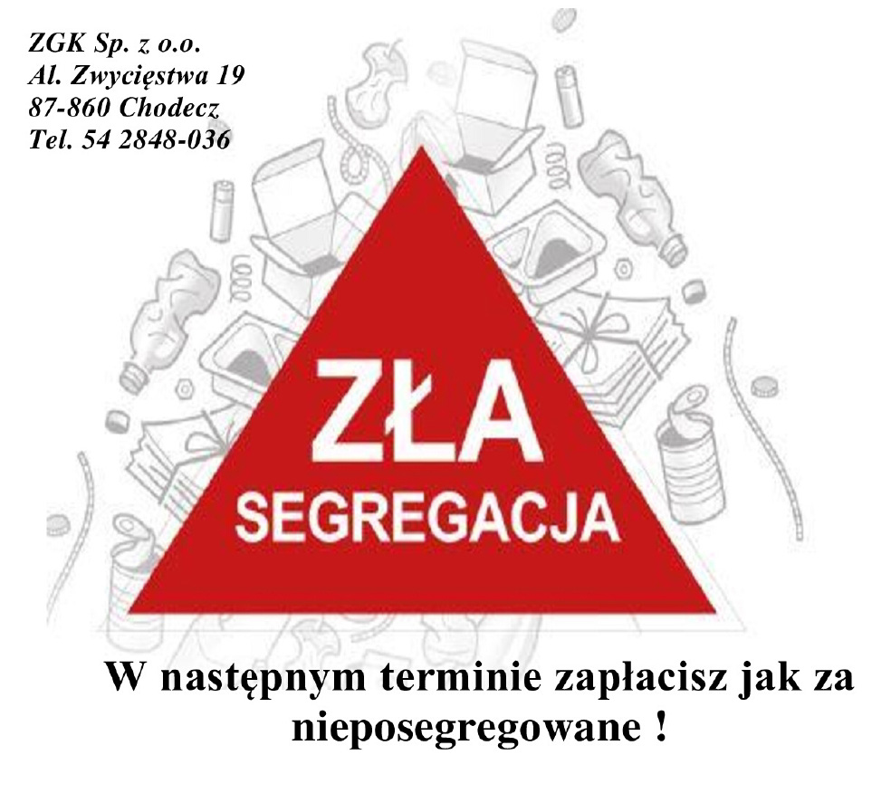 naklejkaZlaSegregacja